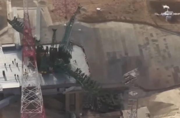 تنها پد پرتاب فضایی روسیه خسارت دید