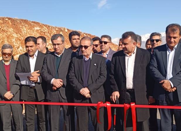 افتتاح و کلنگ زنی ۱۰ کیلومتر از جاده کمربندی یاسوج-اصفهان