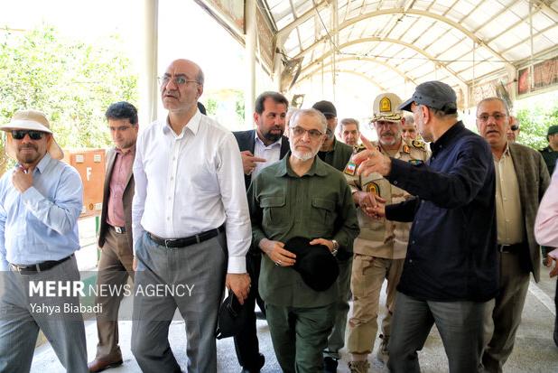 بازدید رئیس ستاد مرکزی اربعین از زیرساخت‌های مرزی کرمانشاه