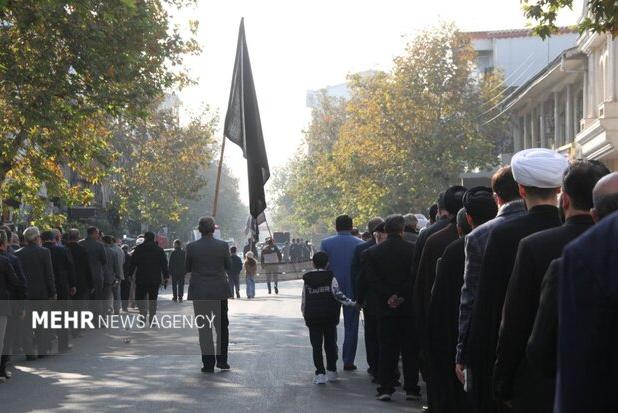 دسته های عزاداری آستارا در سوگ شهادت بانوی دو عالم