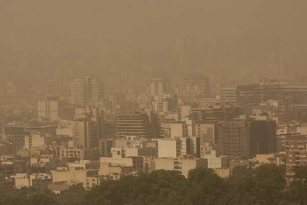 وزش باد و گرد و خاک هوای البرز را ناسالم کرده است