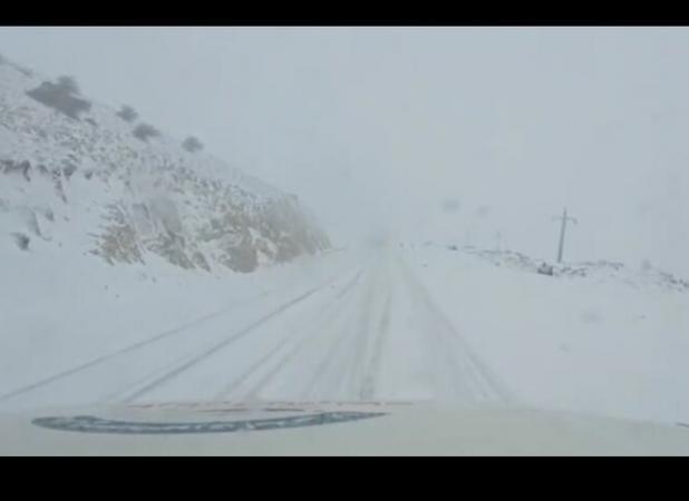 برف و کولاک در گردنه الماس