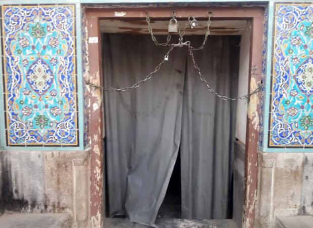 سرقت درِ تاریخی مسجد جامع خوزان؛میراث فرهنگی ورود کرد