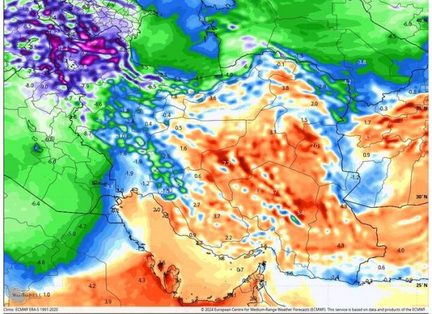 موج جدید بارش‌ها از چهارشنبه شب وارد کشور می‌شود