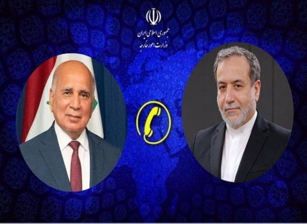 وزیر خارجه عراق در گفتگو با عراقچی حملات رژیم صهیونیستی را محکوم کرد