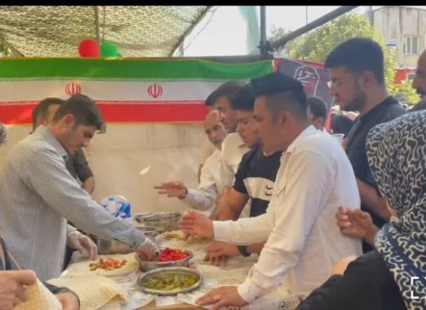 خدمات غرفه رهپویان حضرت زینب(س) بیجار در مهمانان امت احمد(ص)
