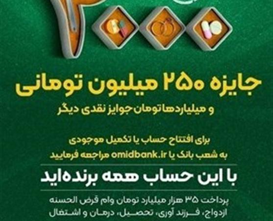 افزایش جوایز جشنواره بزرگ قرعه‌کشی بانک سپه