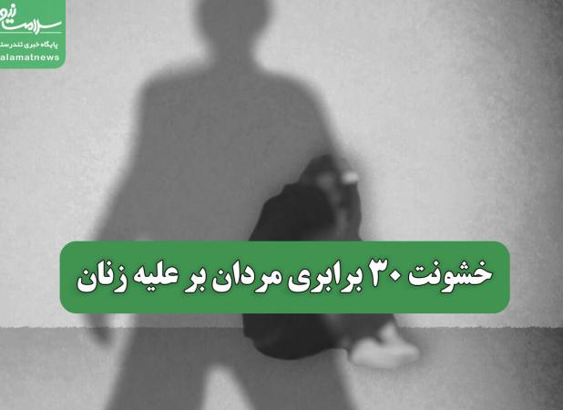 خشونت 30 برابری مردان بر علیه زنان