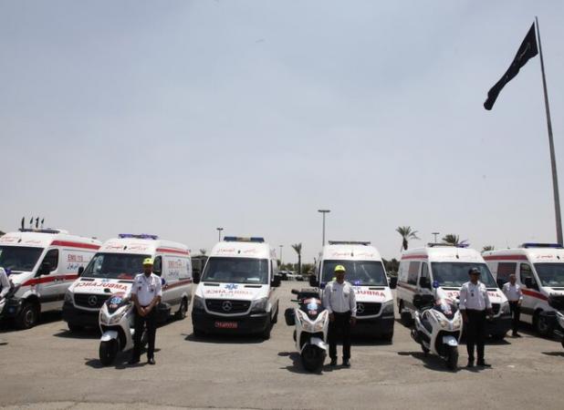 استقرار اورژانس در حرم مطهر امام (ره)/برپایی ۶ بیمارستان صحرایی