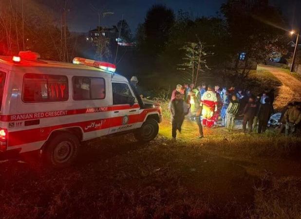 سلیمی: سقوط خودروی نیسان به دره در آستارا؛ ۲ نفر جان باختند