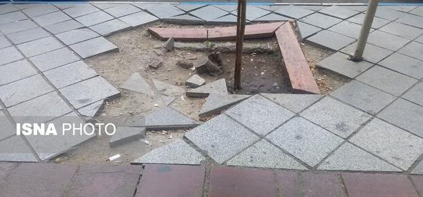 سنگفرش‌های لغزنده و قدمهای نگران در خیابان امام ارومیه