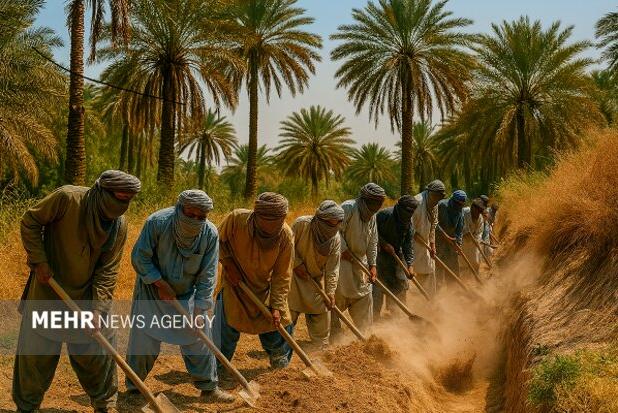 حشر و مدد؛ سنت‌ زیبای همدلی کشاورزان بلوچستان و بلوچستان