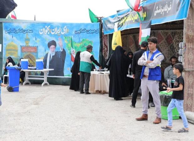 خدمت‌رسانی ۶۰ موکب خراسان شمالی به ۱۳ هزار زائر پیاده امام رضا(ع)