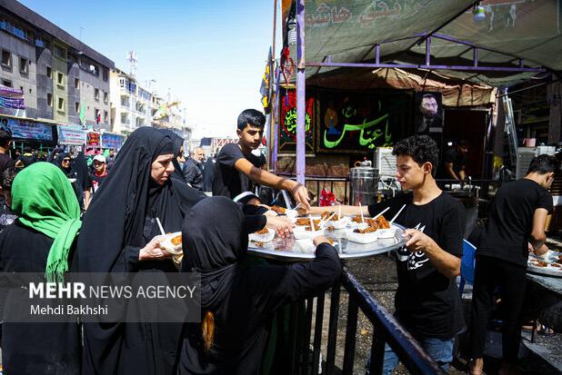 آغاز خدمات رسانی موکب انصارالمهدی(عج)قشم در شهر کربلا