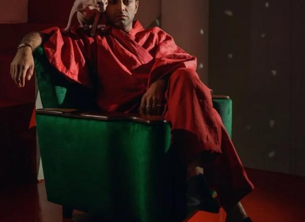 عکس‌های عجیب و غریب صابر ابر با حیوان خانگی‌اش