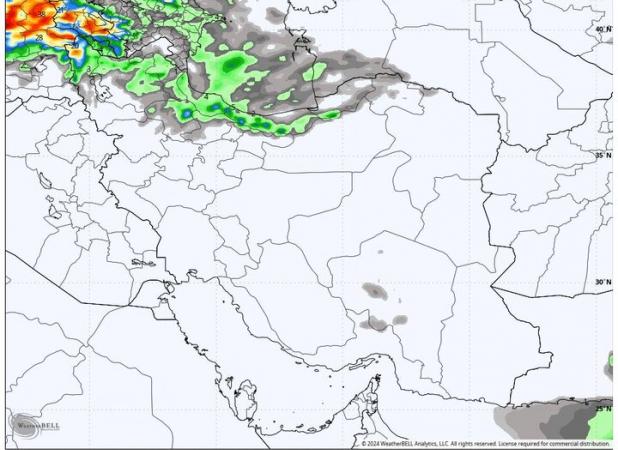 هشدار بارش باران در ۹ استان کشور