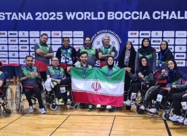 ۵ مدال برای نمایندگان بوچیای ایران در مسابقات بین‌المللی قزاقستان