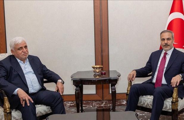دیدار «فالح فیاض» و وزیر خارجه ترکیه