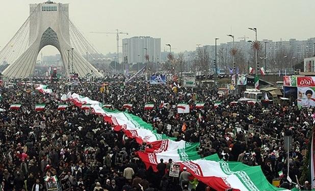 آغاز راهپیمایی 22 بهمن با حضور گسترده مردم ایران