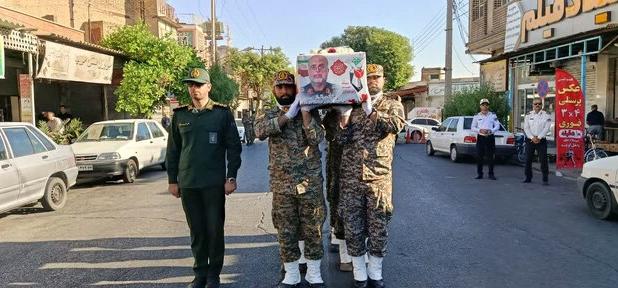پیکر مطهر شهید محمدرضا پورمهدی در دزفول تشییع شد