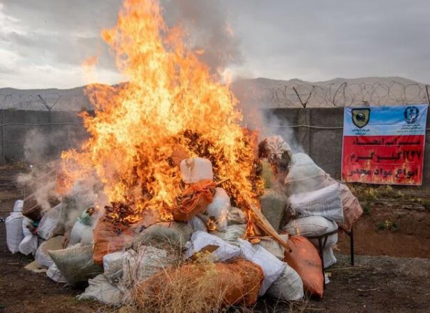 بیش از ۱۲۰۰ کیلوگرم انواع مخدر در کرمانشاه امحا شد