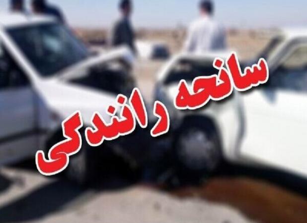 برخورد دو خودرو در محور بیستون صحنه یک مصدوم بر جا گذاشت