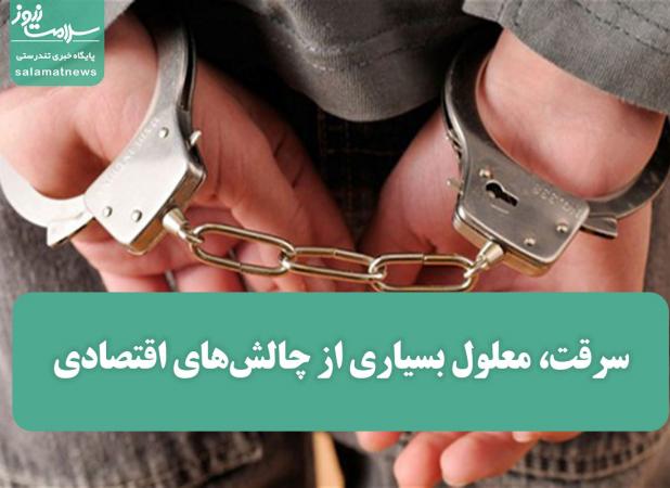 سرقت، معلول بسیاری از چالش‌های اقتصادی