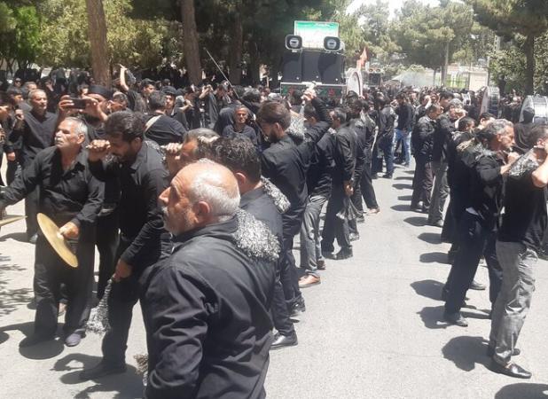 عزاداری روز عاشورا در شهر کاخک