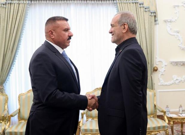 وزیر کشور عراق با پزشکیان دیدار کرد
