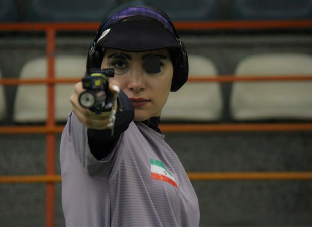 جام جهانی تیراندازی|هانیه رستمیان در تپانچه ۱۰ متر هشتم شد