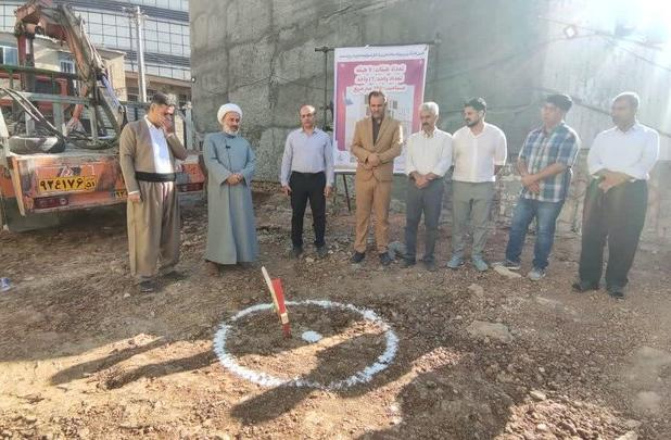آغاز عملیات اجرایی پروژه ساختمان پزشکان موقوفه احسان ماندگار در سنندج