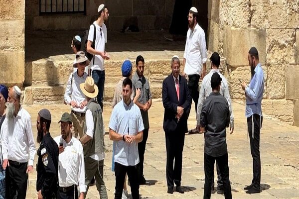 جولان بن گویر در مسجدالاقصی+فیلم