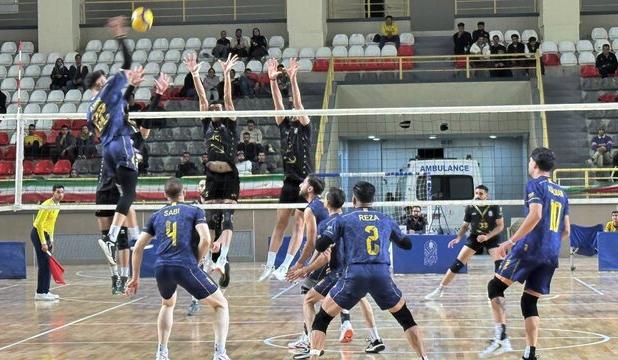 شروع نیم فصل دوم لیگ دسته یک والیبال با پیروزی نماینده فارس
