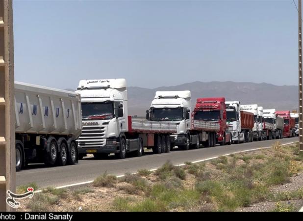 جابه‌جایی ۹۵ میلیون تُن کالا در جاده های کشور طی ۲ ماه