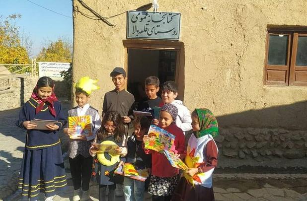 گشایش کتابخانه کودک در روستای قلعه‌بالای شاهرود