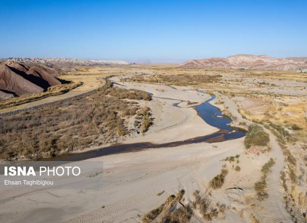 پاییز خشک در طولانی ترین رودخانه شمال غرب