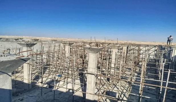 پیشرفت ۷۰ درصدی ساخت مخزن آب مهردشت ابرکوه