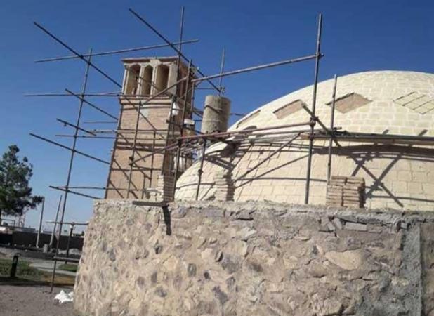 آب‌انبار تاریخی تودشک در شرق اصفهان مرمت می‌شود
