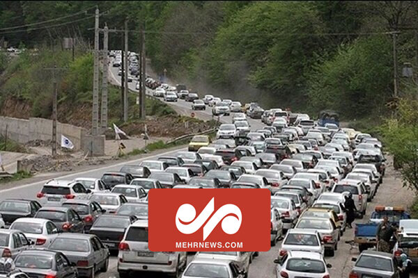 ترافیک چند کیلومتری جاده چالوس!