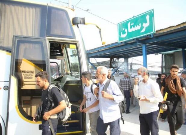 جابه‌جایی ۱۱ هزار زائر اربعین با ناوگان حمل‌ونقل عمومی لرستان