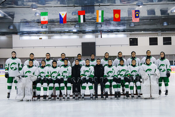 مدال تیم امید هاکی روی یخ بانوان ایران در آسیا قطعی شد