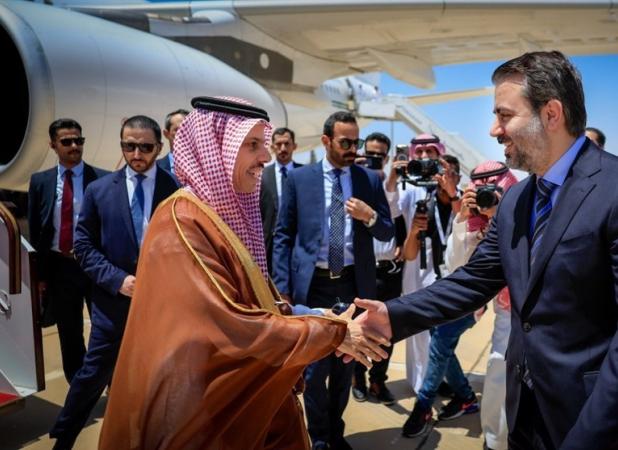 وزیر خارجه عربستان وارد دمشق شد