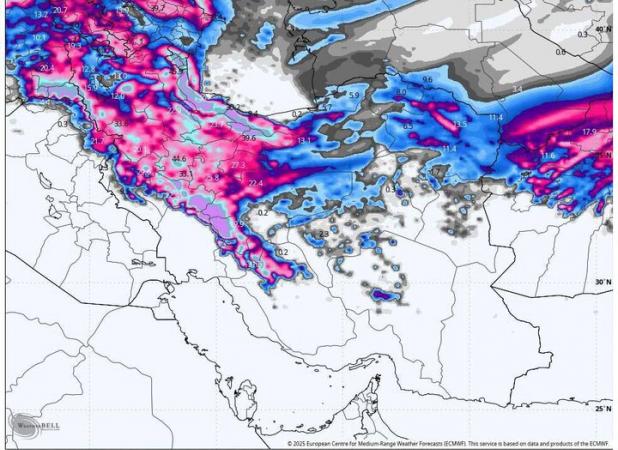 آغاز بارش‌های سنگین تا ساعاتی دیگر؛ ورود دو سامانه بارشی پیاپی به کشور
