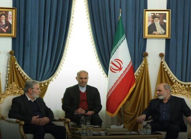 دیدار دبیر کل جنبش جهاد اسلامی فلسطین با دبیر شورای عالی امنیت ملی