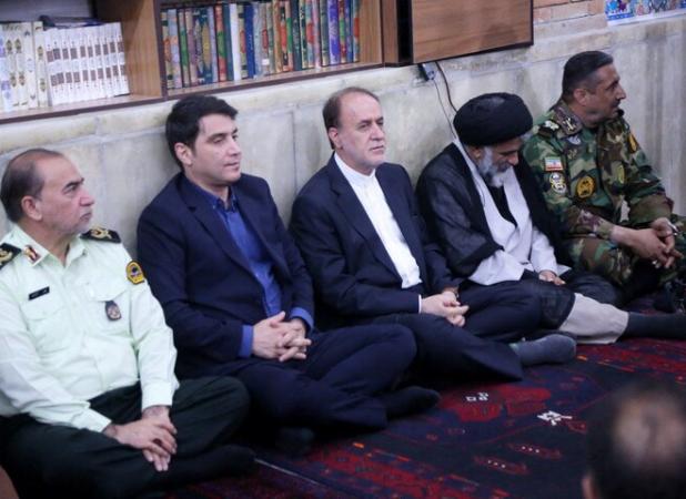 مراسم اربعین شهدای اقتدار ایران در سنندج برگزار شد