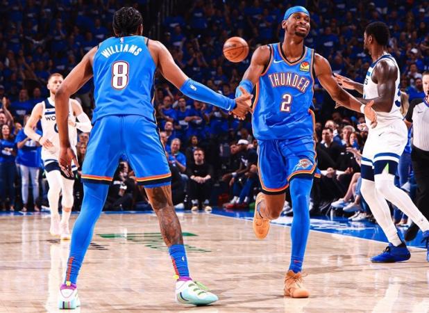 دومین پیروزی اوکلاهما با درخشش MVP لیگ NBA