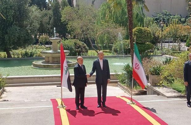 دیدار و گفتگوی وزرای امور خارجه ایران و عراق