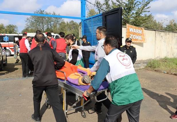 رزمایش زنجیره امداد و نجات نیروهای مسلح در رشت برگزار شد