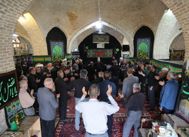 مراسم عزاداری در مسجد بازار شهرکرد