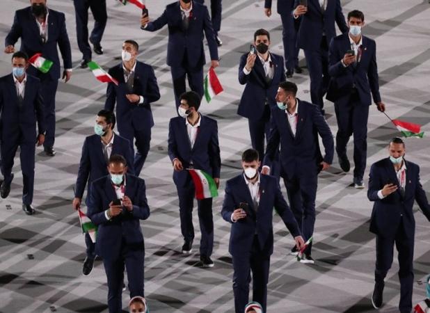 لباس چشمگیر ایران در افتتاحیه المپیک